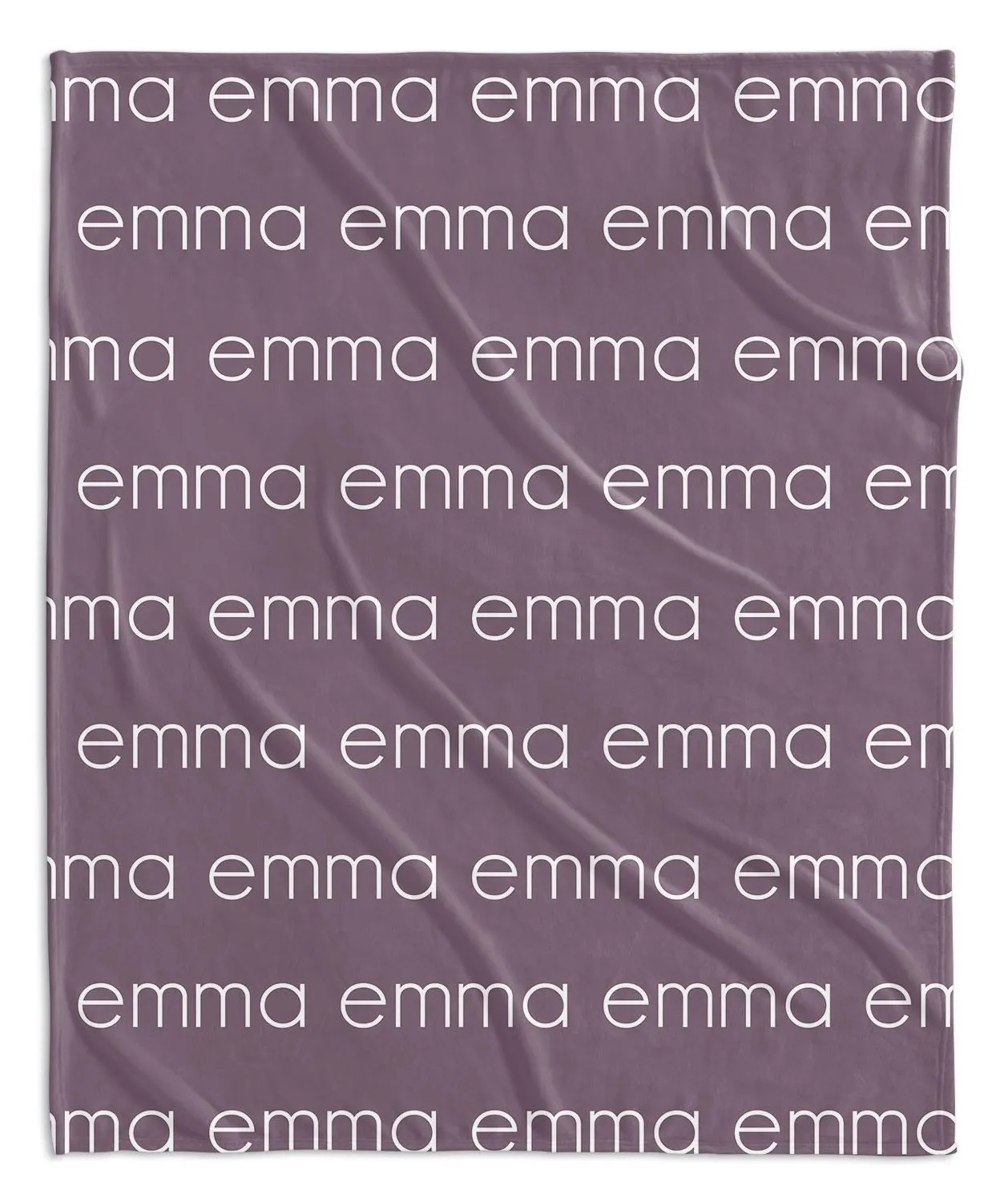 PERSONALIZED NAME BLANKET - LIGHT (JEWEL TONE COLOR OPTIONS)
