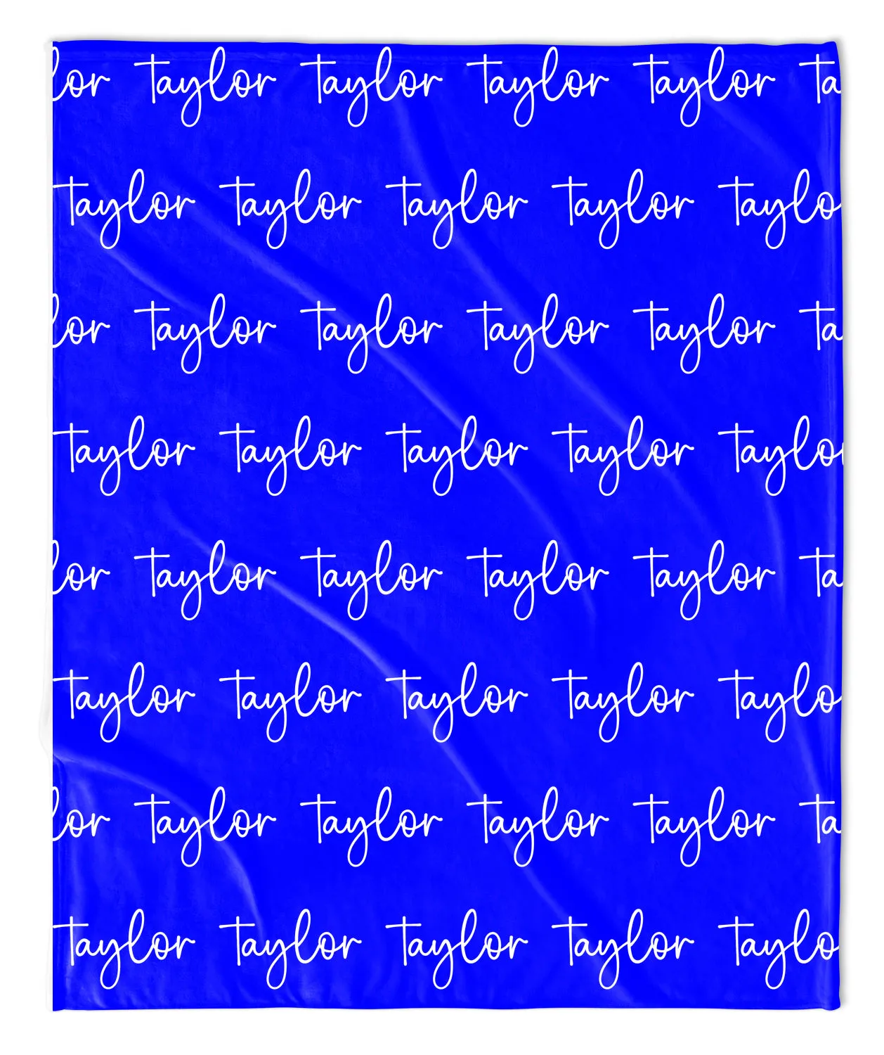 Personalized Name Blanket - Script (ALL COLOR OPTIONS)