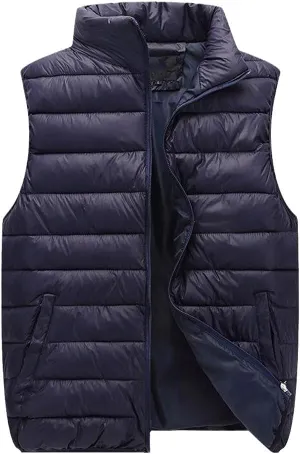 Plus Size Sleeveless Winter Jacket Black Down Vest Women's Windproof Warm Waistcoat Outwear Vests