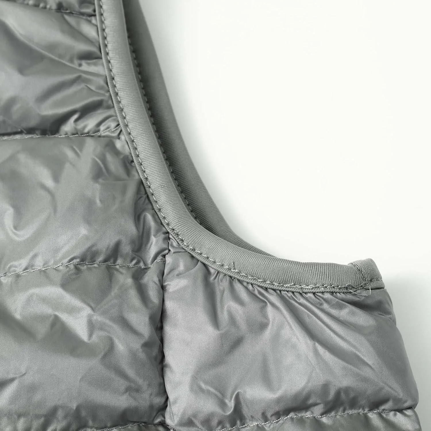 QWENTMTNTY Mens Puffer Vest Winter Lightweight Packable Padded Down Vests Outerwear Classic Warm Travel Outdoor Vest Jackets