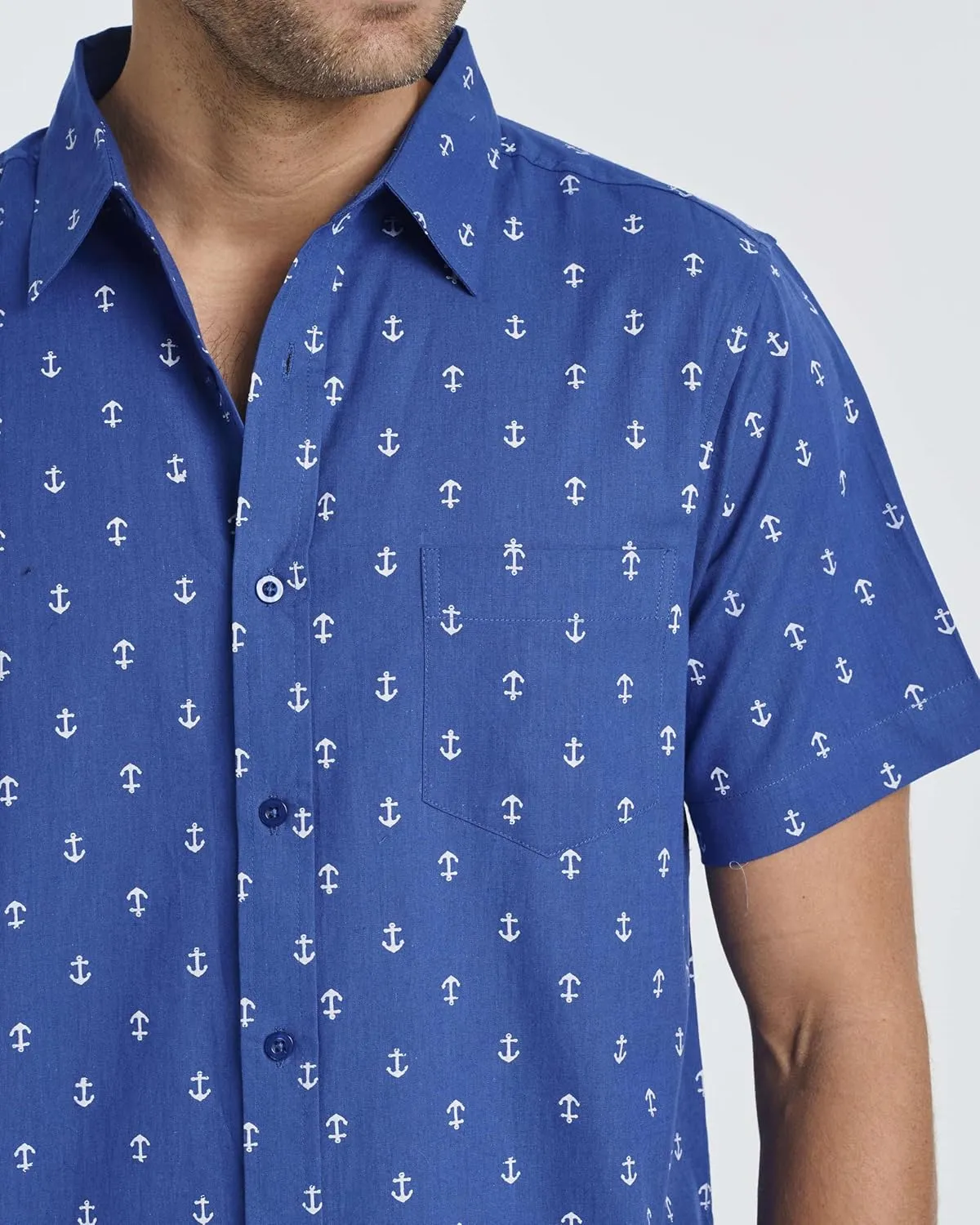 Real Essentials 3 Pack: Men's Regular-Fit Short-Sleeve Poplin Shirt (Available in Big & Tall)