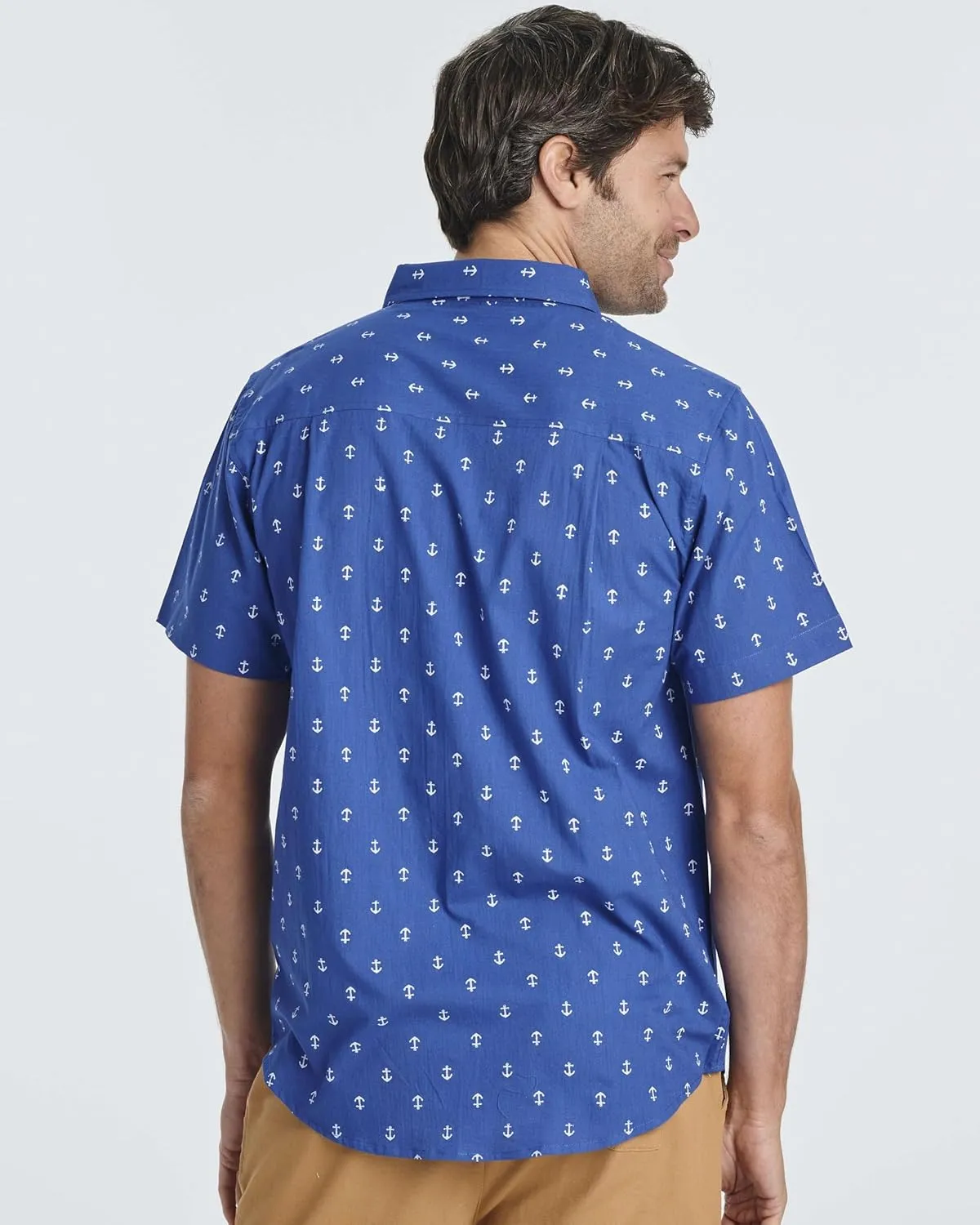 Real Essentials 3 Pack: Men's Regular-Fit Short-Sleeve Poplin Shirt (Available in Big & Tall)