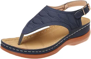 Sandals for Women 2025 High Arch Support Comfort Wear Shoes Orthopedic Sandals Adjustable Dressy Sandal Lightweight Casual Summer Beach Shoes Comfortwear Ortho Orthotic Wedge Vintage Flip Flops Trendy