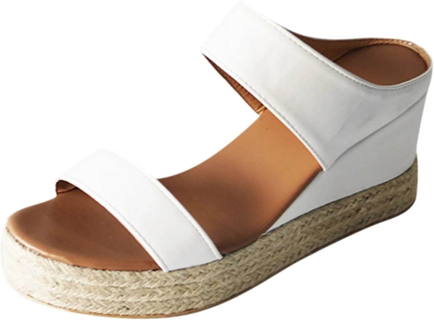 Sandals for Women Platform Wedge Open Toe Low Heel Beach Flats Ankle Chelsea Dress Shoes Orthopedic Casual Summer Dressy Wedges Buckle Strap Leather Espadrilles Heels Sandal Strappy Slip on