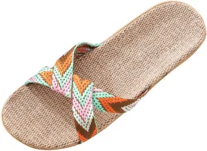 Sandals for Women Women's Flat Sandals Flat for Women Dressy Walking Comfort Arch Support Strappy Ankle Elastic Jeweled Bohemian Flats