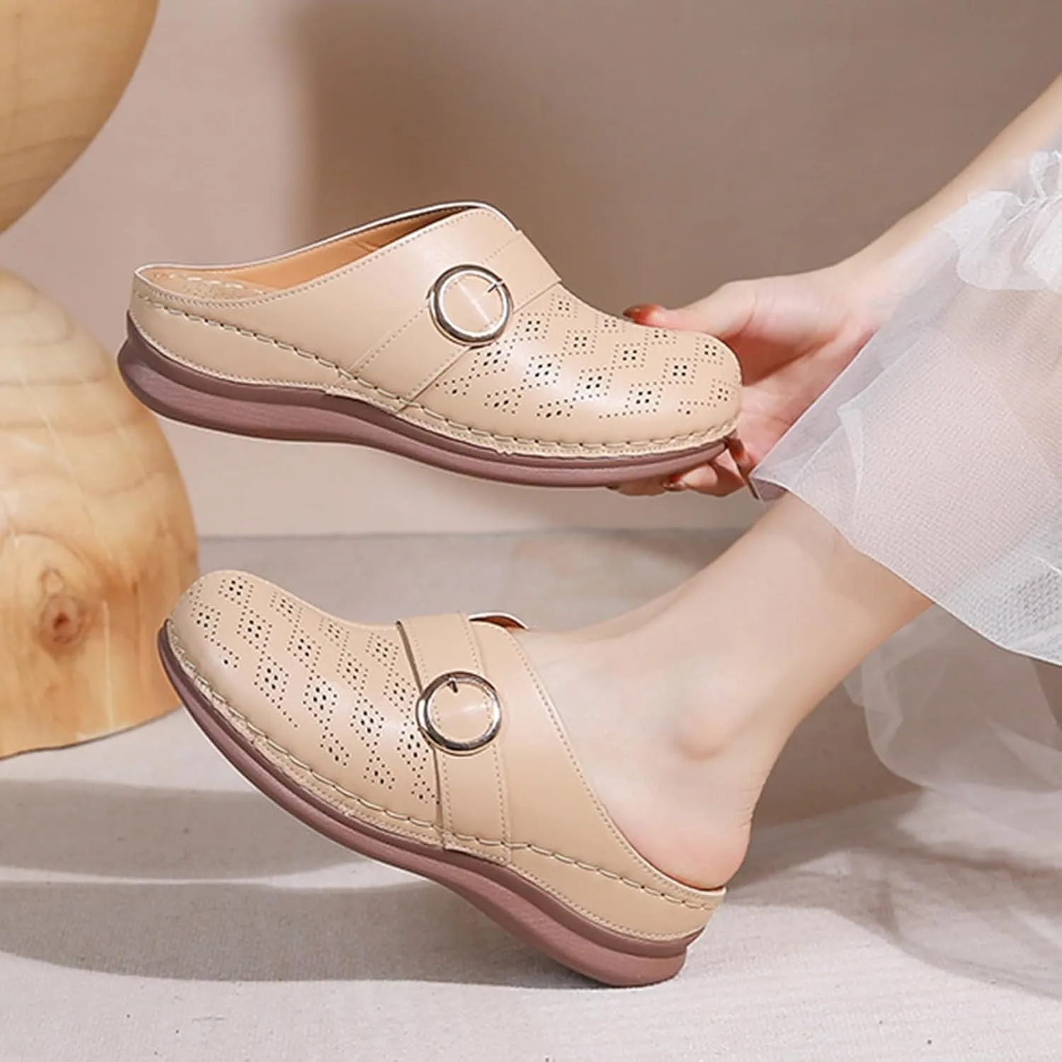 Sandals Women Thick Sole Orthopedic Womens Sandals Summer Dress Flats Casual Beach Comfortable Platform Sandals