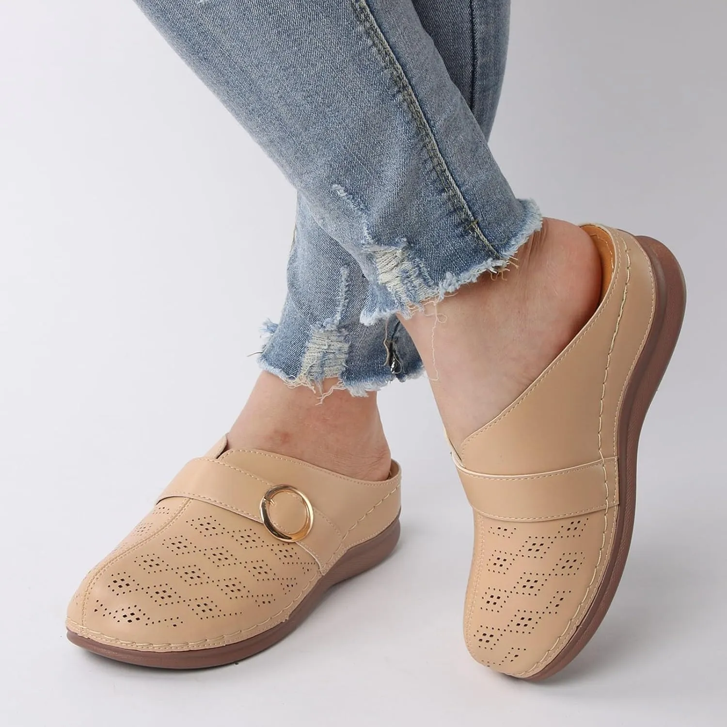 Sandals Women Thick Sole Orthopedic Womens Sandals Summer Dress Flats Casual Beach Comfortable Platform Sandals