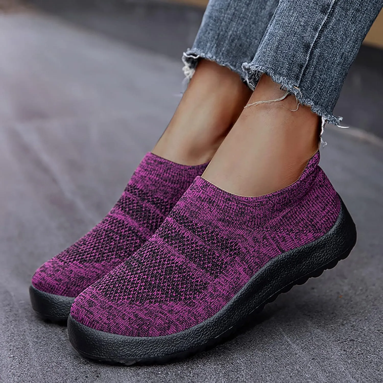 SBGMoSJ Wide Toe Box Gym Shoes Women Women's Hiking Shoes Lightweight Womens Casual Shoes for Bootcut Jeans Women Sneakers Black Size 9 Womens Walking Sneakers Size 8.5 Wide