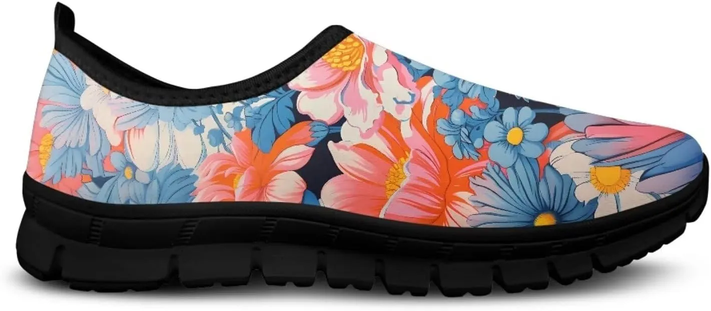 Shoes for Women Slip On Soft Cushioning Size 5.5-11.5 Black