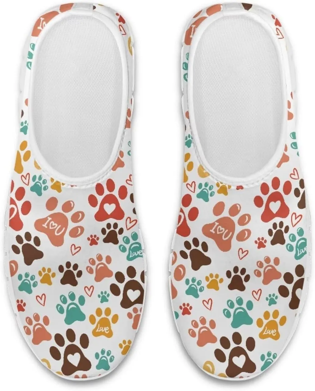 Shoes for Women Slip On Soft Cushioning Size 5.5-11.5 White