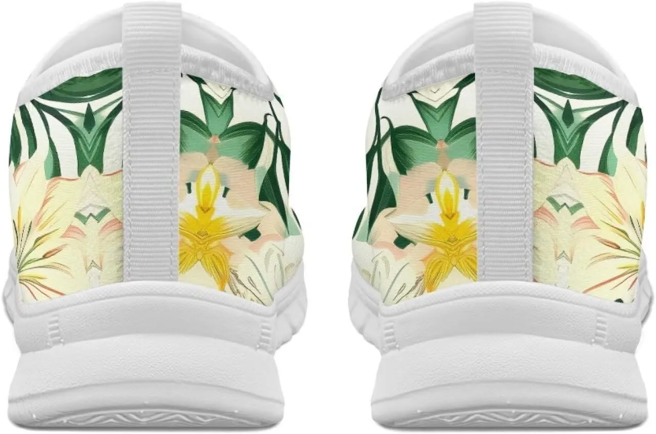 Shoes for Women Slip On Soft Cushioning Size 5.5-11.5 White