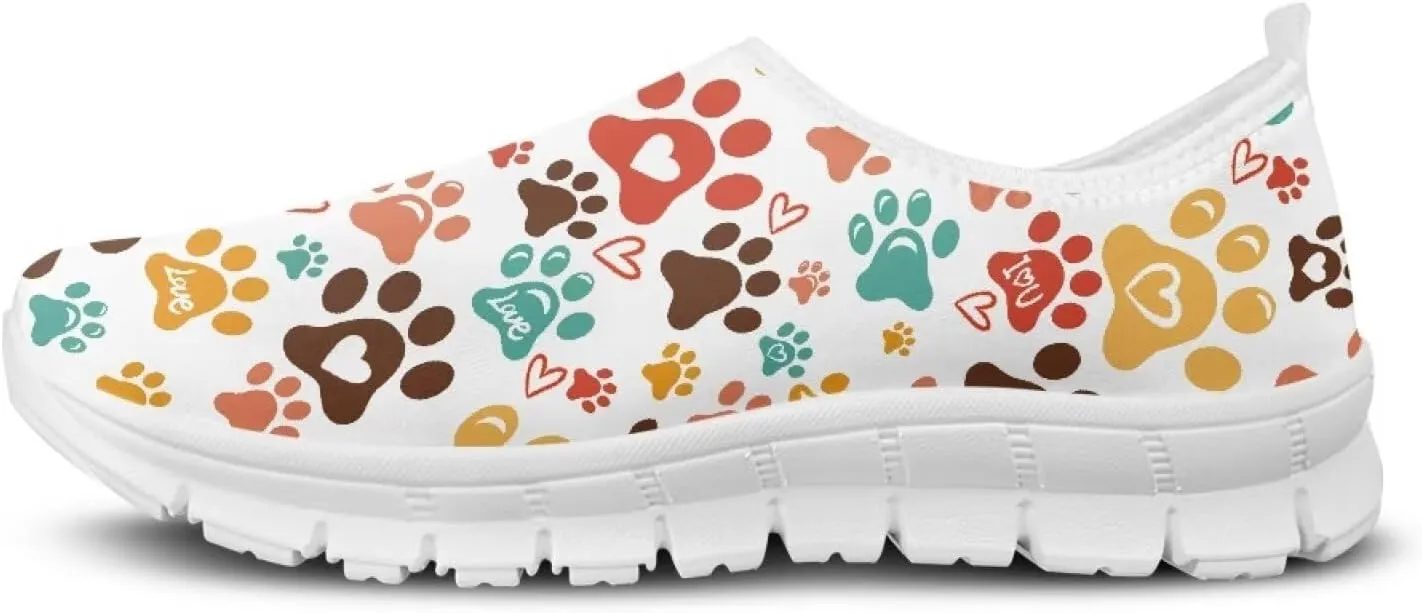 Shoes for Women Slip On Soft Cushioning Size 5.5-11.5 White