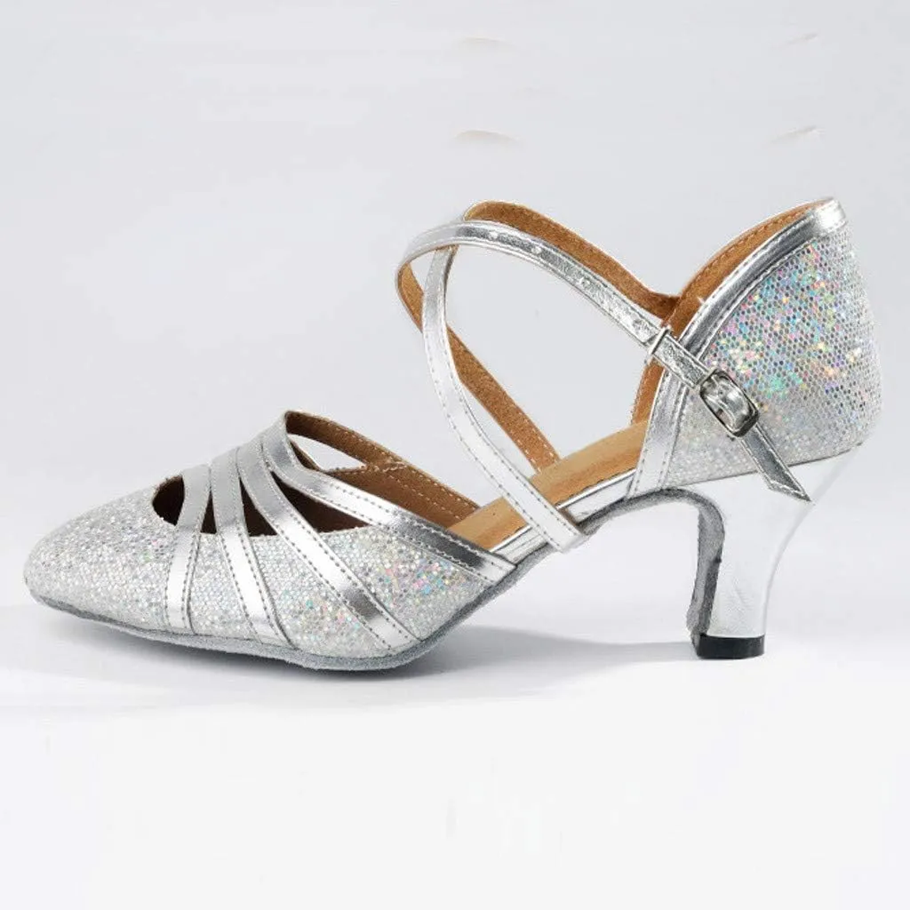 Shoes Latin Dance Shoes Ballroom Women's Dance Prom High Heels Women Extra Wide Width Sandals