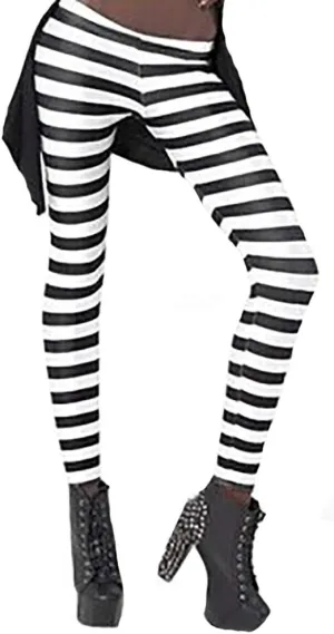 Sister Amy Girl Geometric Printed Ankle Elastic Tights Leggings