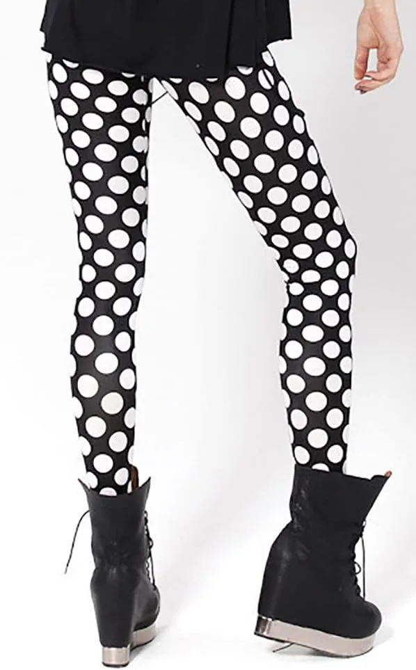 Sister Amy Girl Geometric Printed Ankle Elastic Tights Leggings