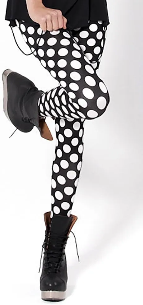 Sister Amy Girl Geometric Printed Ankle Elastic Tights Leggings