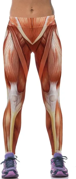 Sister Amy Women's Fitness High Waist Yoga Pants Printed Stretch Ankle Legging