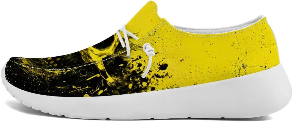 Skull Shoes for Men Women Slip-on Loafers Graffiti Shoes Gifts for Women Men