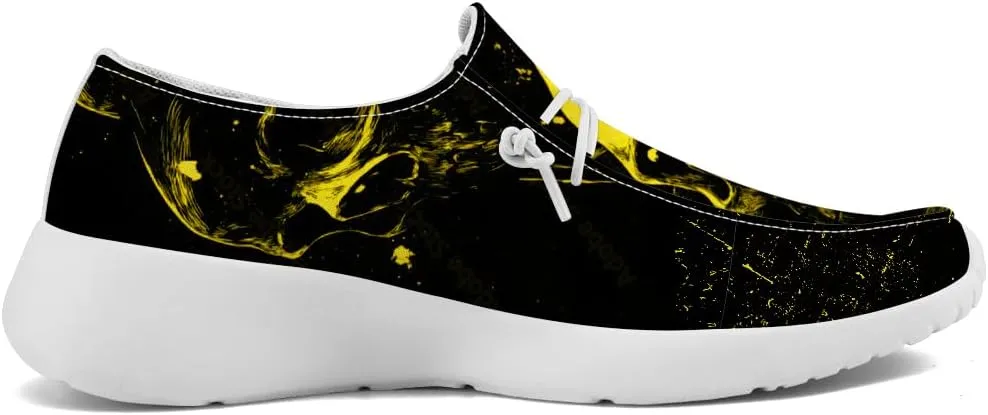 Skull Shoes for Men Women Slip-on Loafers Graffiti Shoes Gifts for Women Men