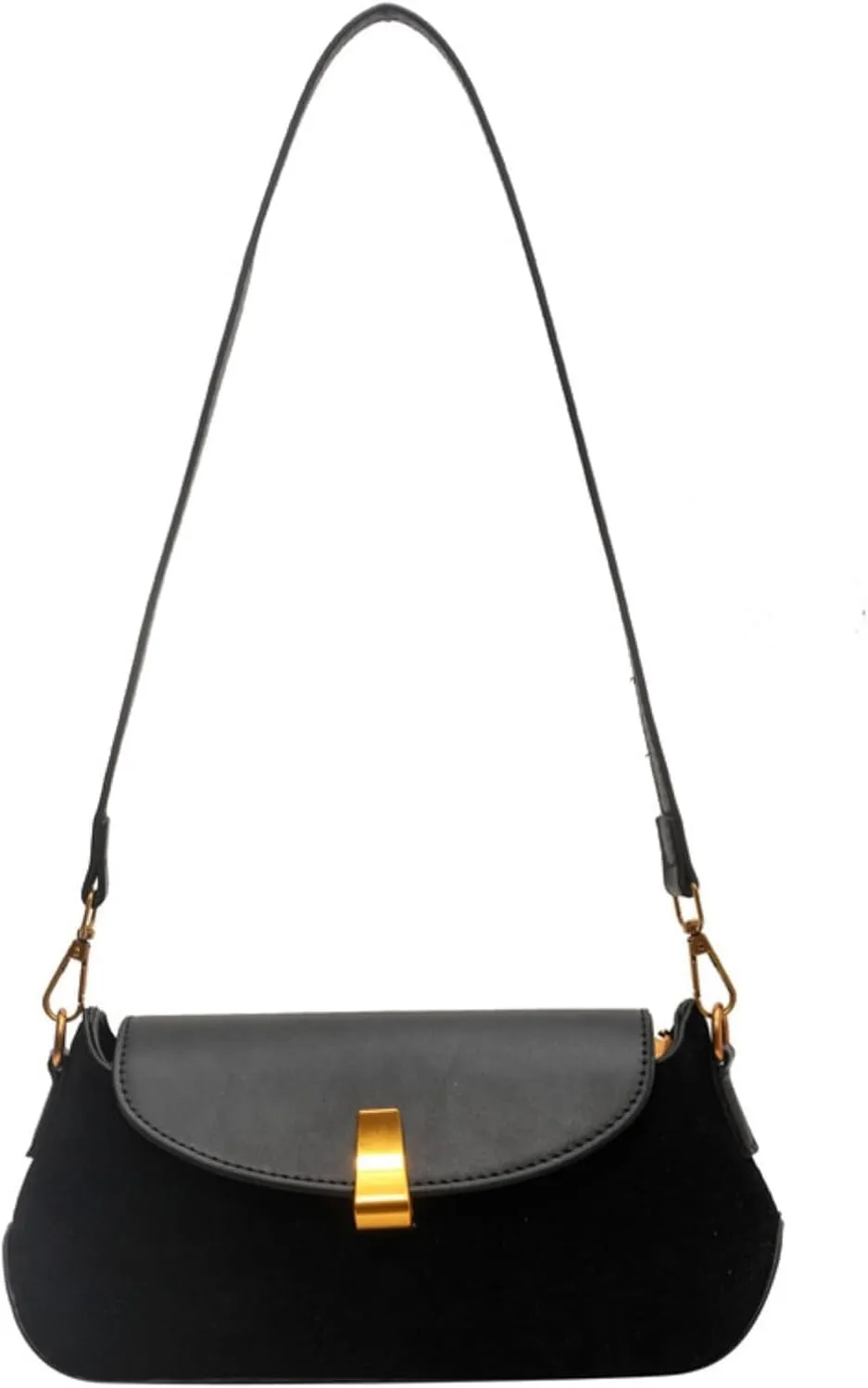 Small Suede Shoulder Bags For Women Brown Suede Small Trendy Crossbody Bag Saddle Suede Satchel Bag
