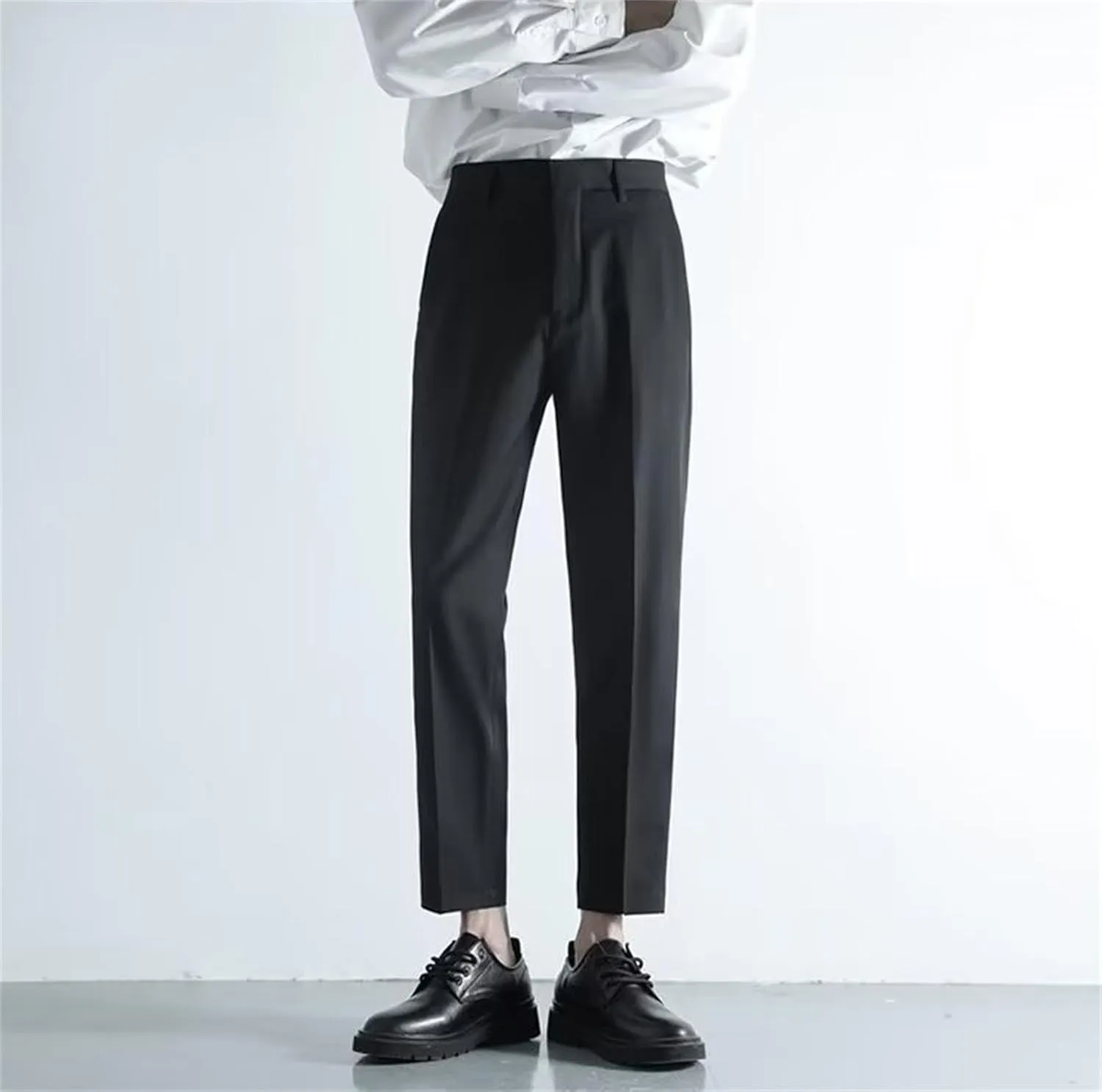Suit Pants for Men's Fashion Business Work Dress Pants Slim Fit Skinny Lightweight Slacks Suit Trousers