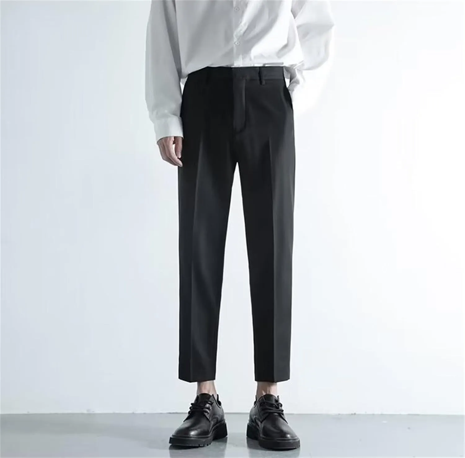 Suit Pants for Men's Fashion Business Work Dress Pants Slim Fit Skinny Lightweight Slacks Suit Trousers