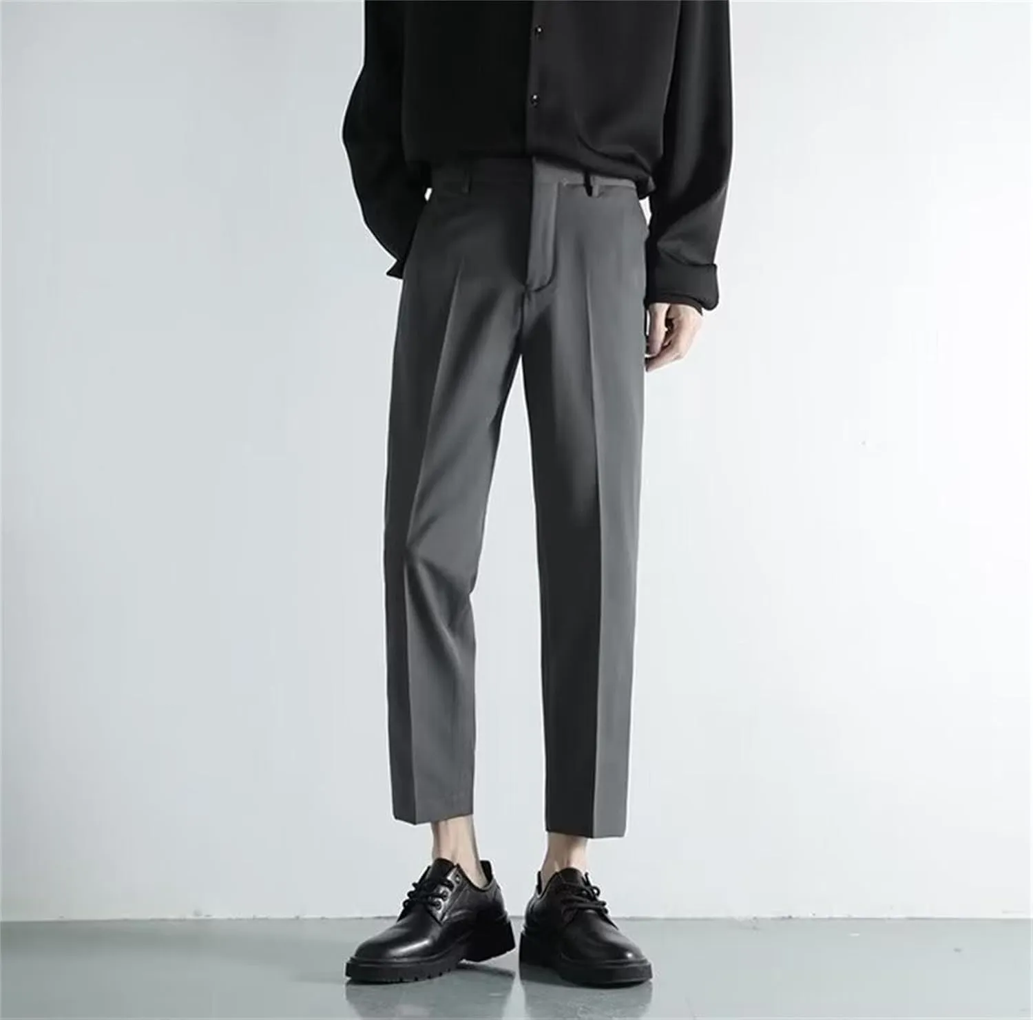 Suit Pants for Men's Fashion Business Work Dress Pants Slim Fit Skinny Lightweight Slacks Suit Trousers
