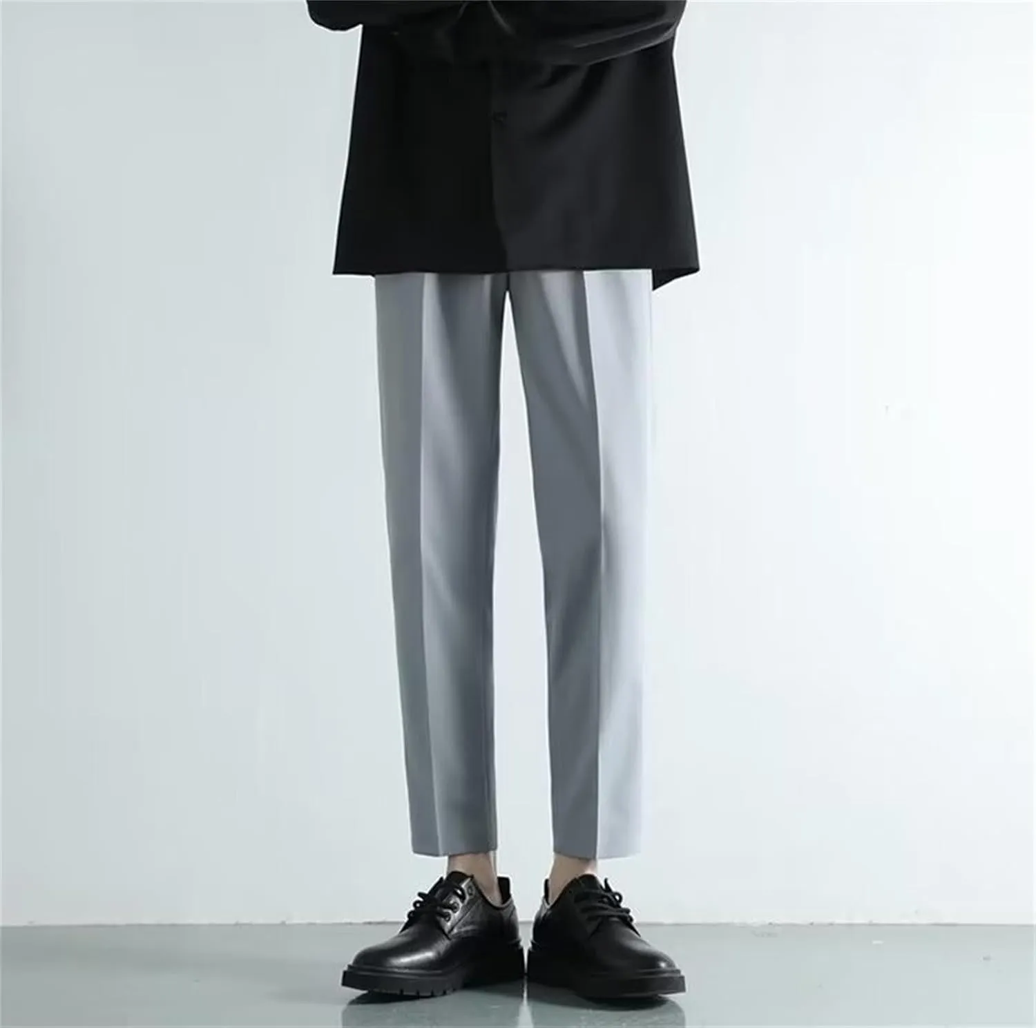 Suit Pants for Men's Fashion Business Work Dress Pants Slim Fit Skinny Lightweight Slacks Suit Trousers