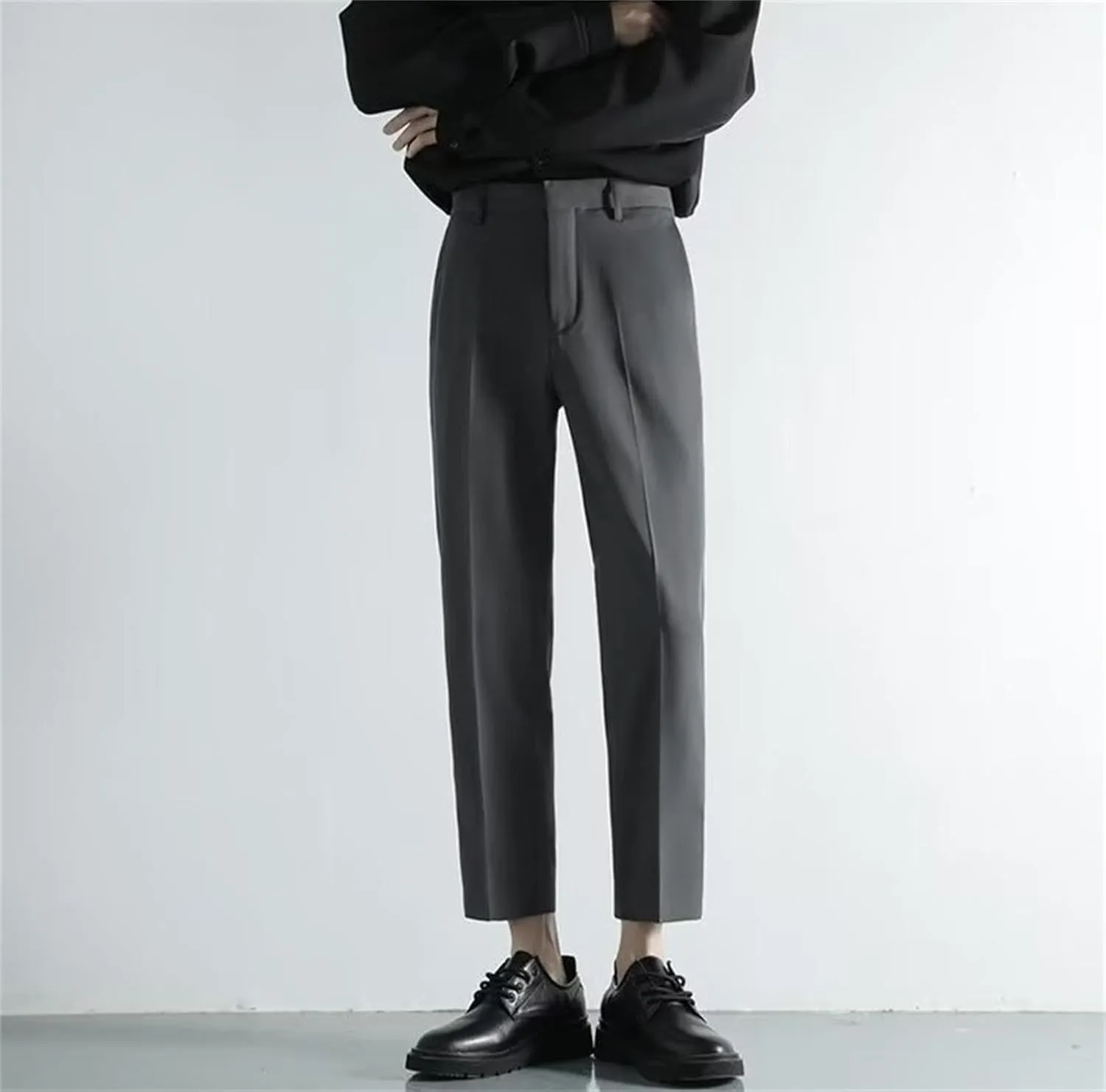 Suit Pants for Men's Fashion Business Work Dress Pants Slim Fit Skinny Lightweight Slacks Suit Trousers