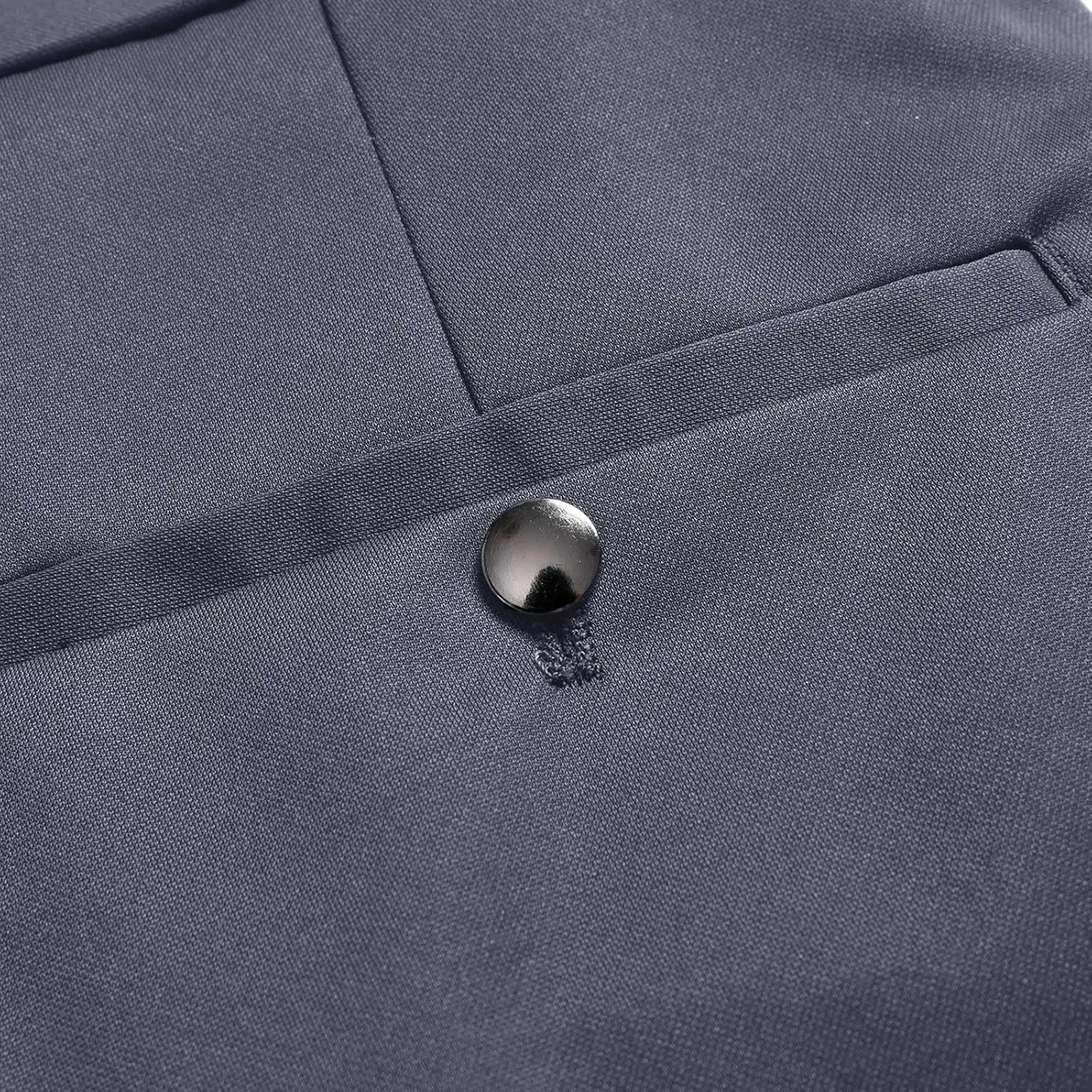 Suit Pants for Men's,Fashion Slim Fit Dress Pants Classic Dress Trousers Expandable Waist Formal Suit Trousers