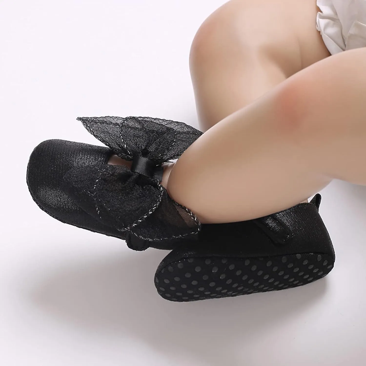 Summer Children Infant Toddler Shoes Girls Sports Flat Bottom Round Toe Ribbon Bow Hook Loop Size 4 Infant Girl Shoes