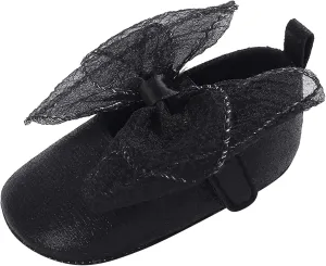 Summer Children Infant Toddler Shoes Girls Sports Flat Bottom Round Toe Ribbon Bow Hook Loop Size 4 Infant Girl Shoes