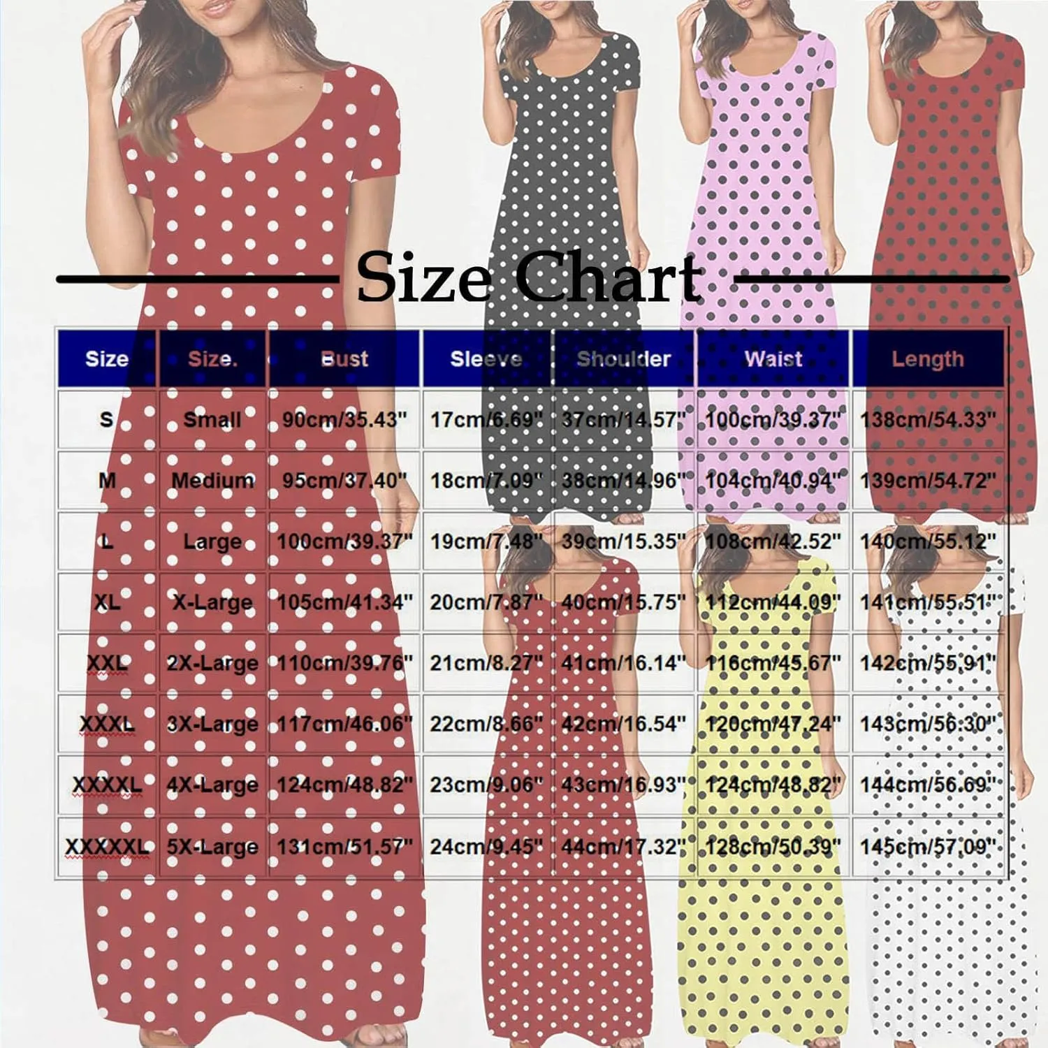 Summer Dresses for Women 2025 Trendy Boho Polkadot Print Cap Sleeve Round-Neck Plus Size Maxi Dress Beach Sundress