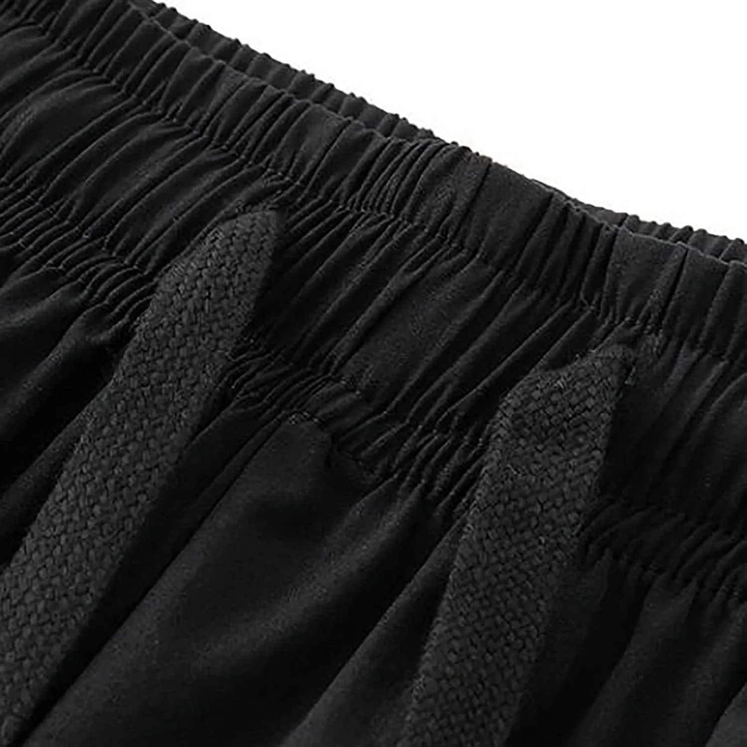 Sweatpants for Men Baggy Elastic Waist Drawstring Joggers Casual Relaxed Fit Lightweight Straight Chino Pants with Pockets