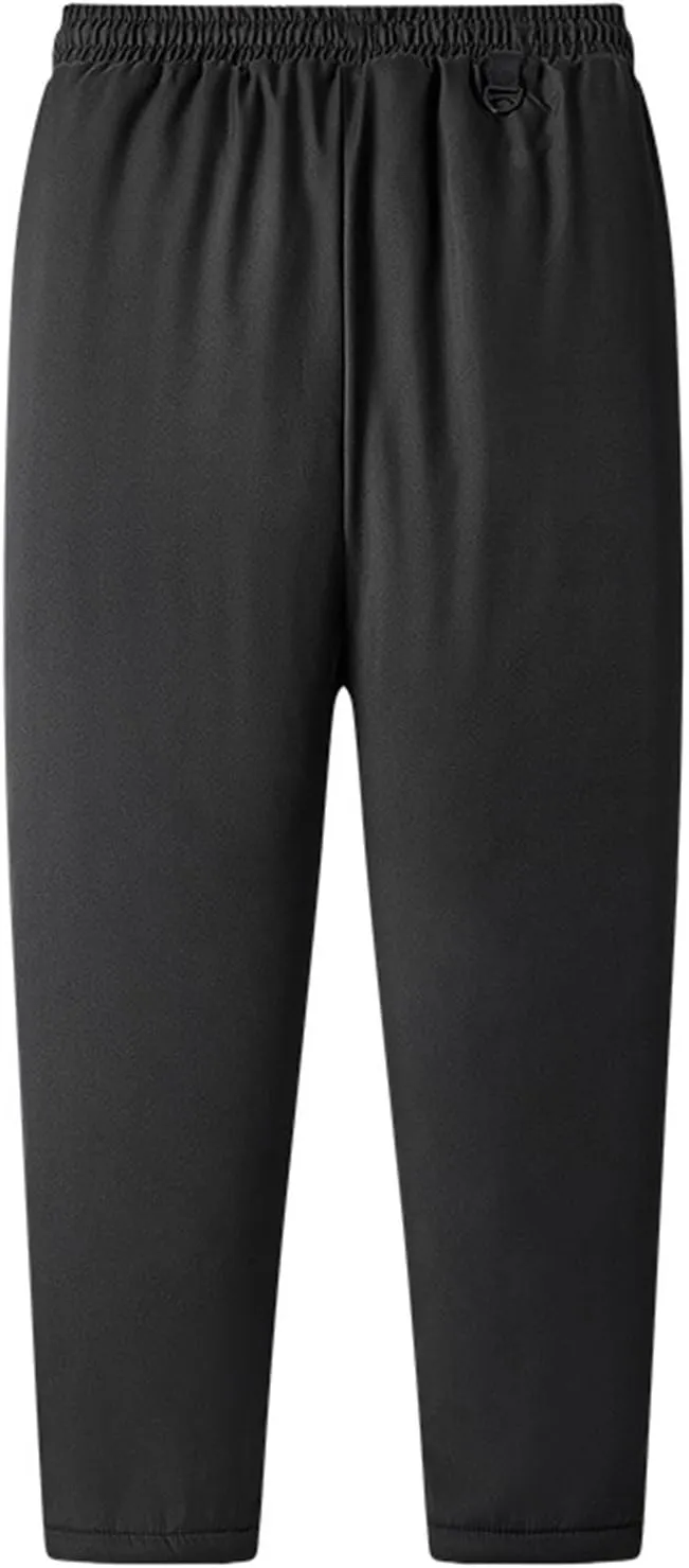 Sweatpants for Men Big and Tall Relaxed Fit Elastic Waist Joggers Plus Size Fleece Straight Stretch Casual Sports Trousers