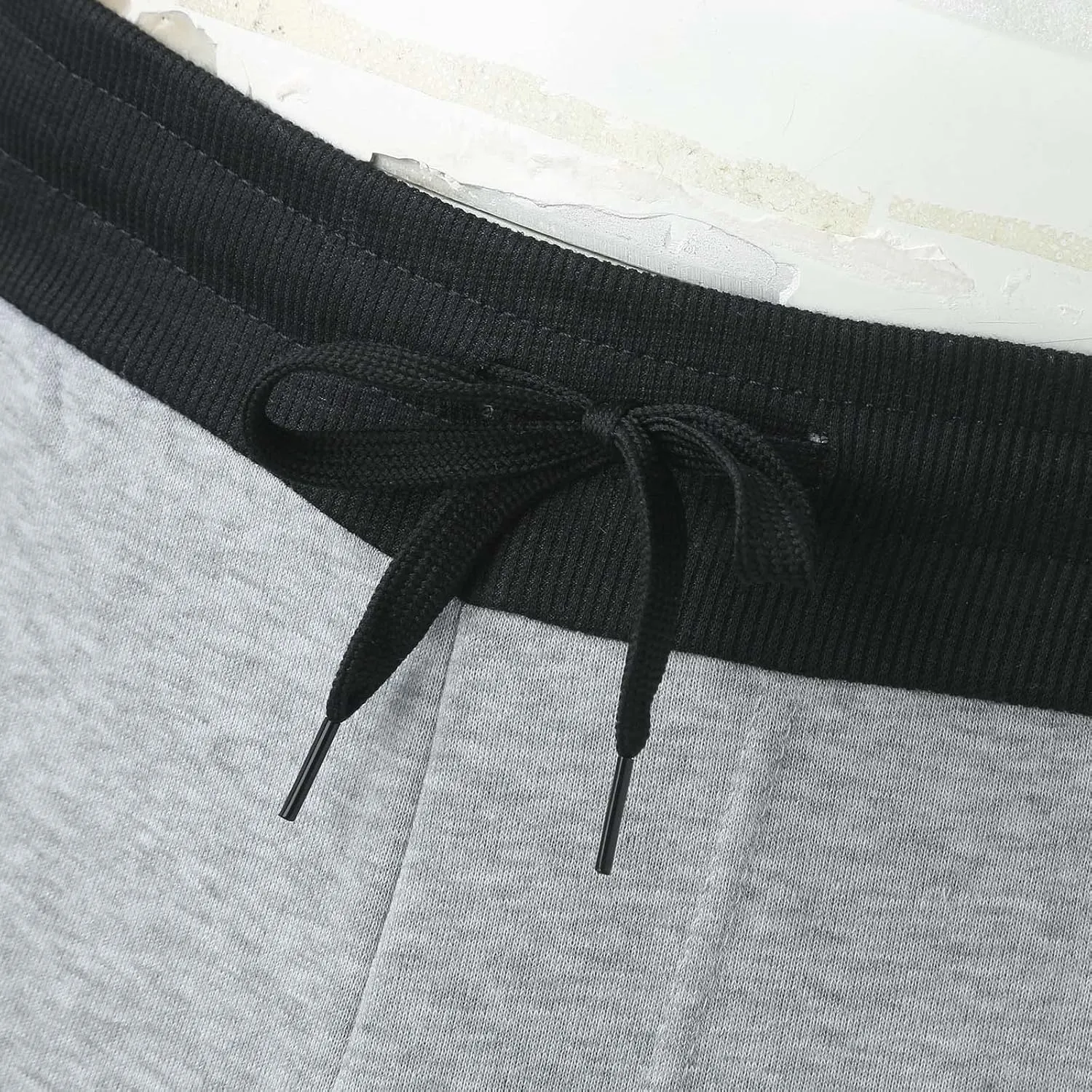Tactical Pants for Men Elastic Waist Slim Fit Drawstring Sweatpants Casual Plus Size Workout Athletic Joggers with Pockets