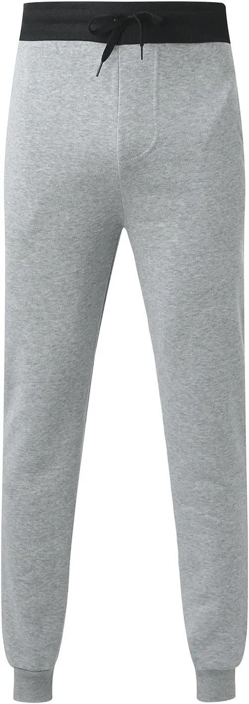 Tactical Pants for Men Elastic Waist Slim Fit Drawstring Sweatpants Casual Plus Size Workout Athletic Joggers with Pockets