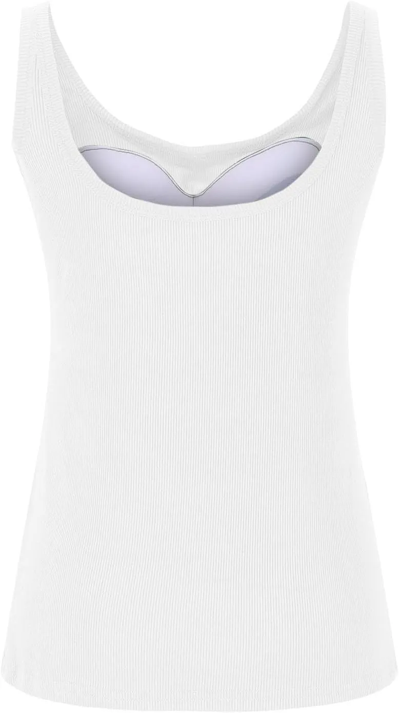Tank Tops with Built in Bras, Workout Tops Built in Bra, Crop Top with Built in Bra, Tube Top with Built in Bra