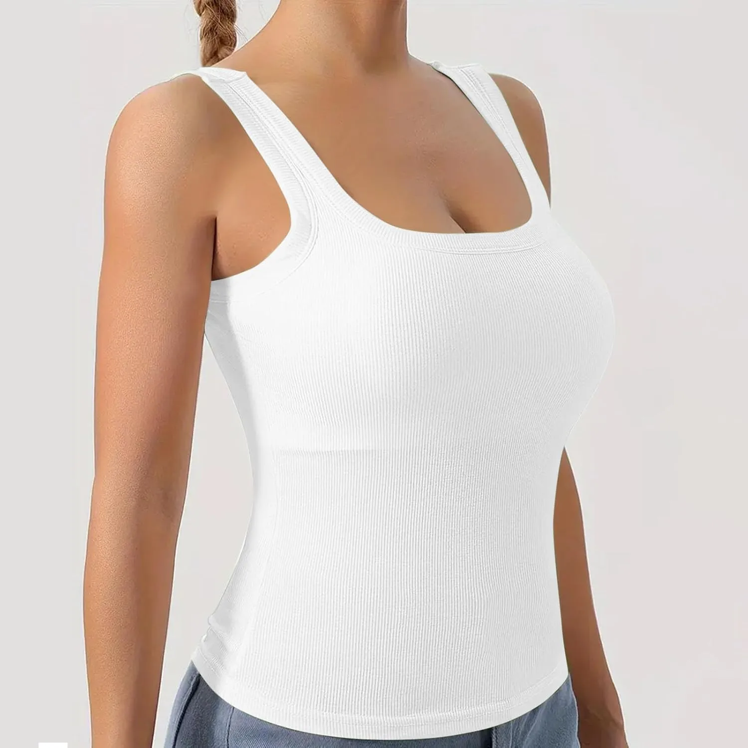 Tank Tops with Built in Bras, Workout Tops Built in Bra, Crop Top with Built in Bra, Tube Top with Built in Bra