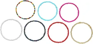 TENDYCOCO Beads Bracelet Friendship Bracelets for Fashion Bracelets Women Bracelets Rainbow Bead Bracelet Beach