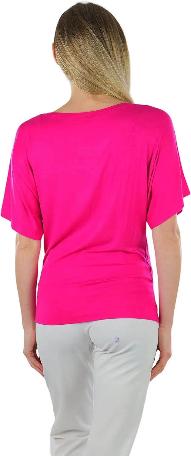 ToBeInStyle Womens Relaxed Fit Dolman Blouse Top Soft Feel