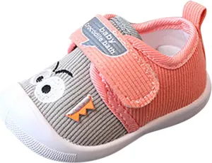 Toddler Baby Infant Strap Sneakers Flat Non Slip Crochet Soft First Walking Sport Shoes Lightweight Comfy Running Shoes