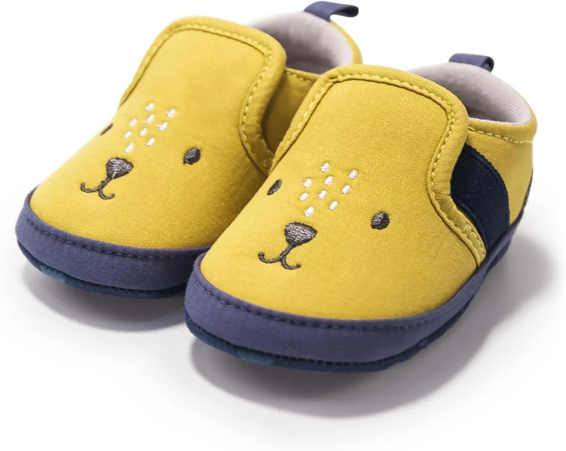 Unisex Baby Soft Sole Canvas Sneakers, Sport Newborn Infant First Walkers Shoes