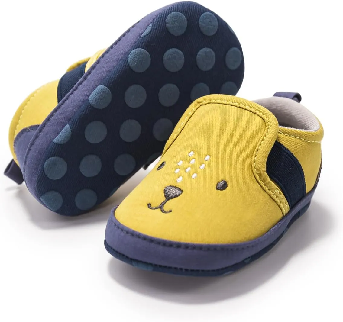 Unisex Baby Soft Sole Canvas Sneakers, Sport Newborn Infant First Walkers Shoes