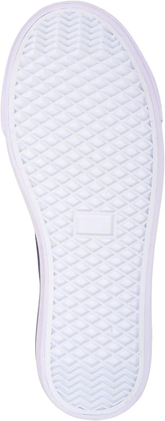 Unisex Kids Childrens Slip On Touch and Close Canvas Casual Pumps Shoes Trainers