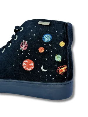 Universe Platform (Black Stitching) High Top | Men's 8=Women's 9.5
