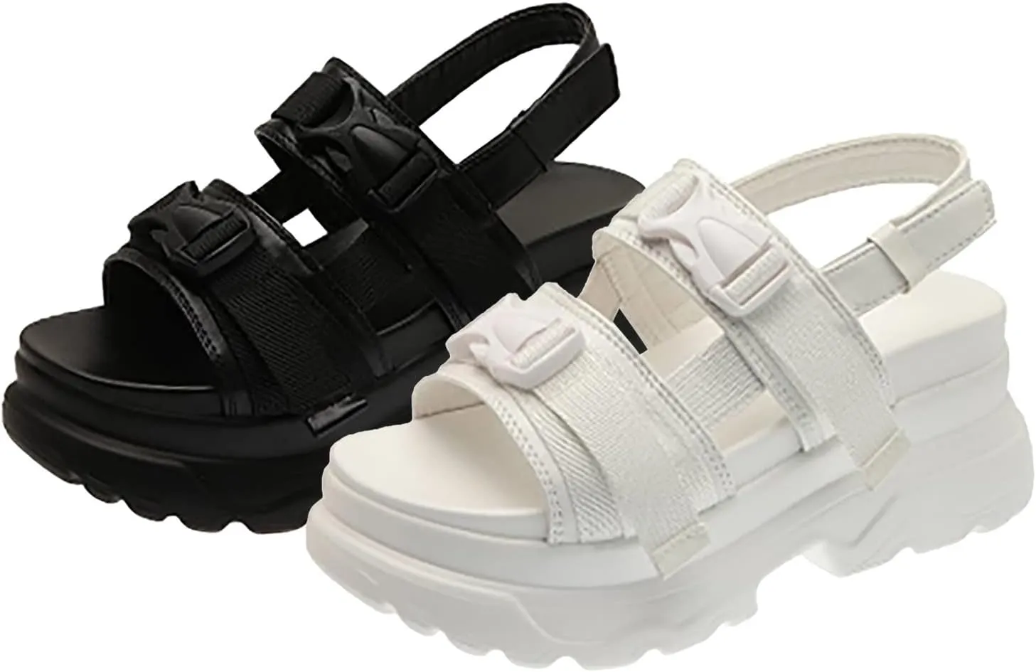 Wedge Sandals for Women Red Sandals for Women Women's Casual Summer Wedge Heels Shoes Barefoot Comfortable Summer Platform Casual Dress Sandal Walking Comfort Womens Flat Dressy