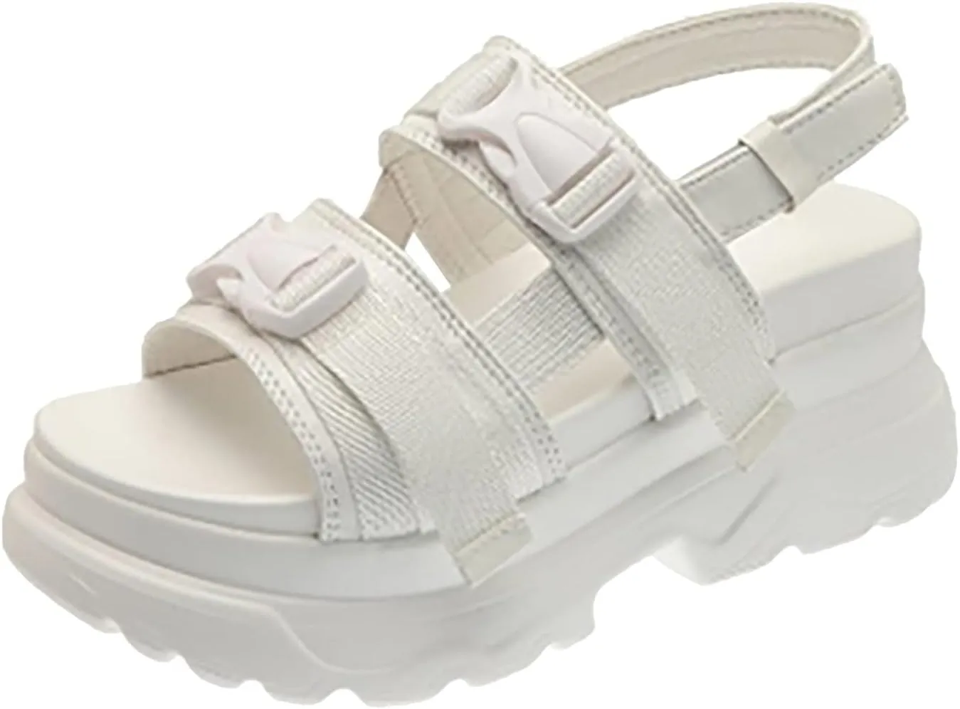 Wedge Sandals for Women Red Sandals for Women Women's Casual Summer Wedge Heels Shoes Barefoot Comfortable Summer Platform Casual Dress Sandal Walking Comfort Womens Flat Dressy