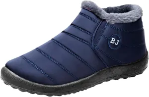 Woman Snow Boots Winter Shoes Non Slip Waterproof Warm Boot Ankle Comfortable Walking Going Out Outdoor Flat Booties