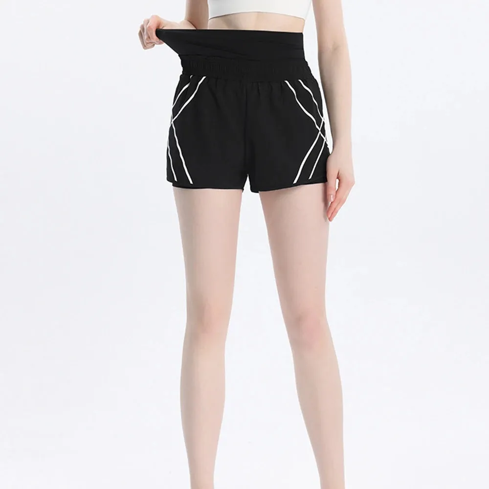 Women High Waist Workout Sport Shorts